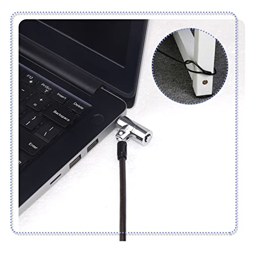 I3C Laptop Lock For N17 Dell Laptop, Keyed Laptop Cable Lock, 6.7Ft Hardware Security Cable Lock Anti Theft #TOP3