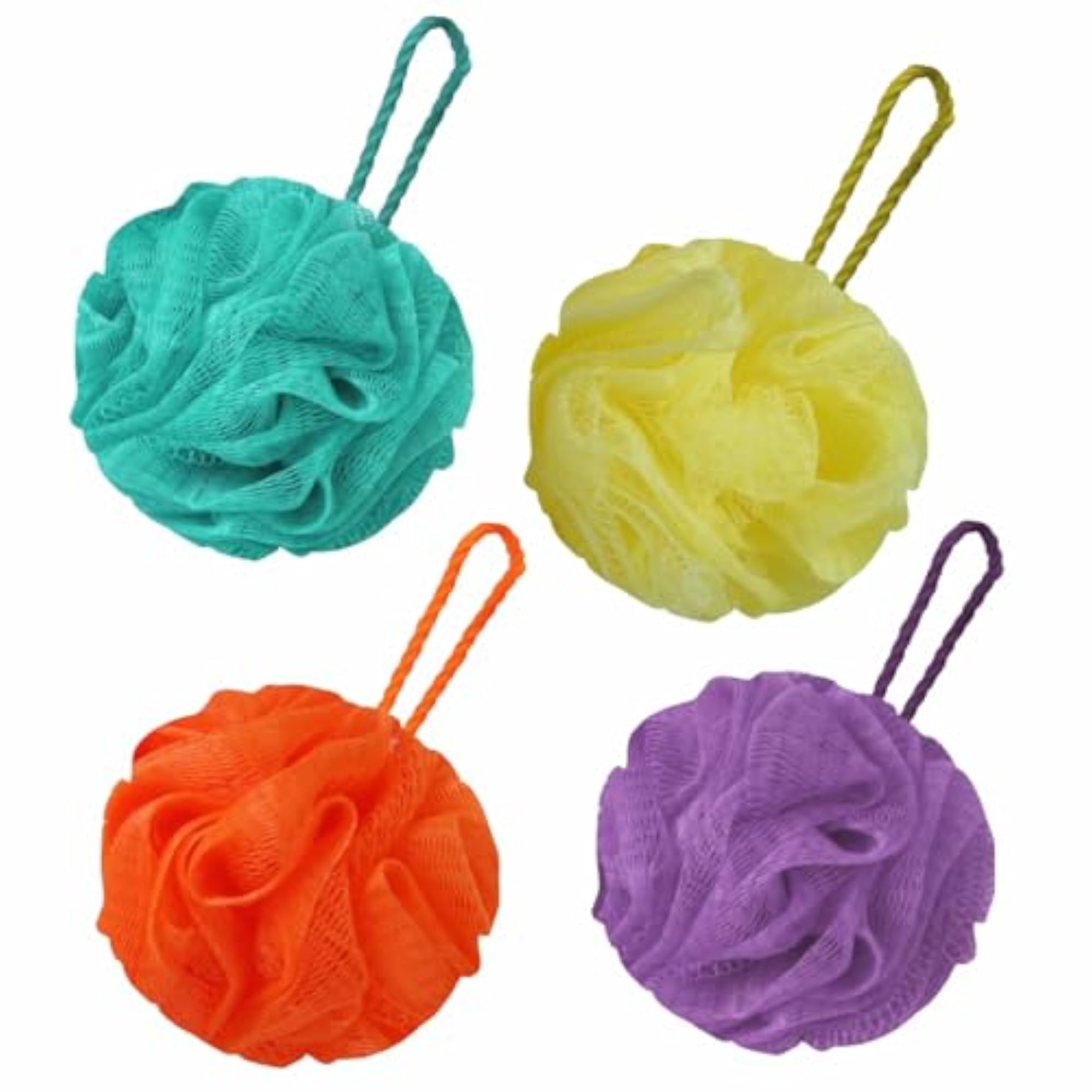 Lux Sponge Loofah Set Of 4