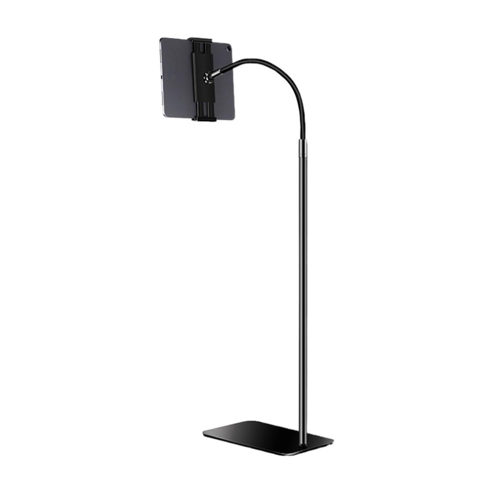 Soporte de Suelo para teléfono con Altura Ajustable y Base Estable giratoria para grabación de vídeo con tecnología Brazo Largo Flexible con rotación 360 Grados, 120 centímetros