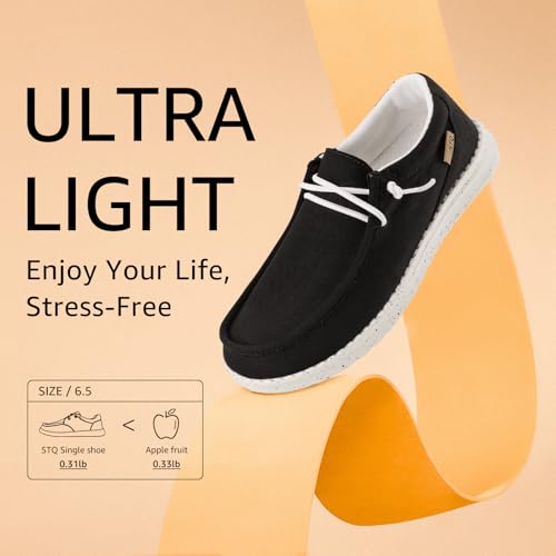 Image of STQ Women's Orthopedic Loafers丨Lightweight Casual Boat Shoes for Plantar Fasciitis