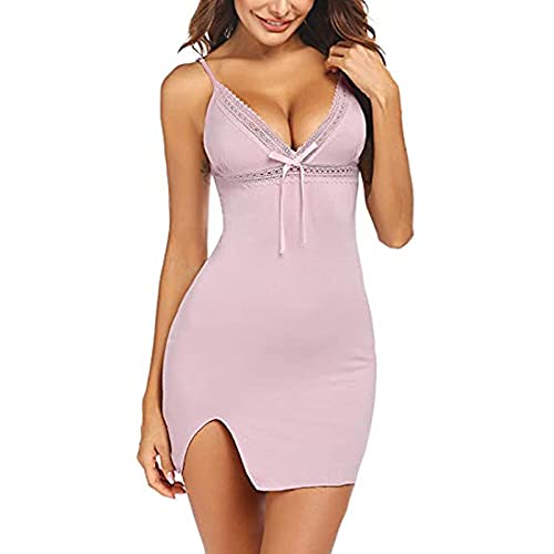 Pyjama babydoll modal et dentelle premium pour nuits raffinées