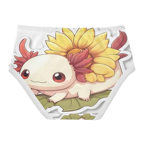 Cute Axolotl Sunflower Toddler Girls's Underwear 2T 202b88912