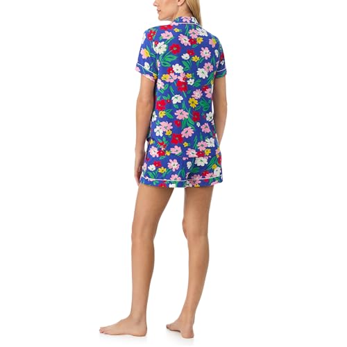 Image of kate spade new york Short Sleeve Knit Shorty Pj Set