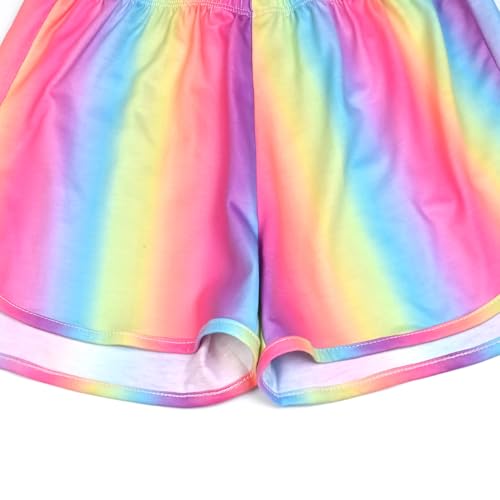 Image of Mirawise Girls 3 Pc Pajamas Sleepwear Cotton Pjs Clothes Set 4-13 Years