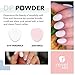 Revel Nail Dip Powder - Sheer Pink and French Powder Dip Nail Polish, Chip Resistant Dip Nail Powder with Vitamin E and Calcium, DIY Manicure, Erica & Veronica