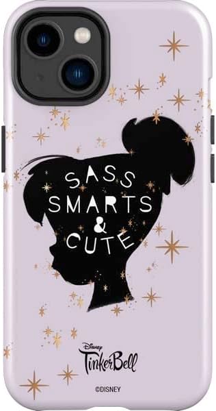Skinit Impact - Funda compatible con iPhone 14 Plus, con licencia oficial de Disney Tinker Bell Sass Smarts y bonito diseño
