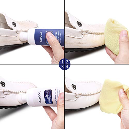 Alloda Shoe Cleaner + White Shoe Polish, No Washing, Shoe Cleaning Kit, White Shoe Cleaner #TOP4