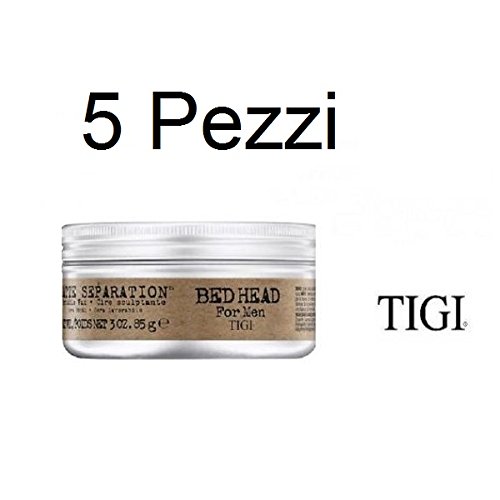 BED HEAD MEN by Tigi MATTE SEPARATION WAX 2.6 OZ ( Package Of 5 ) by BED HEAD MEN
