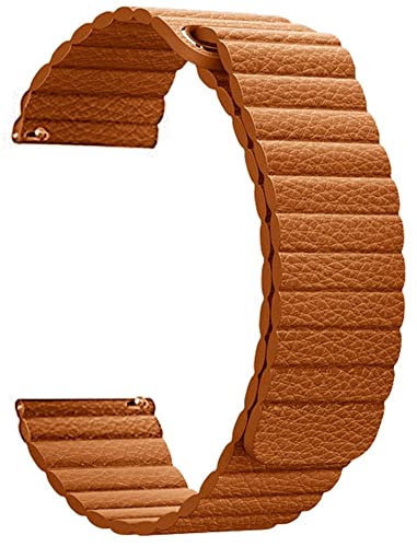 ACESHLEY Watch Band Magnetic Leather Strap Compatible with Galaxy Watch 3 (45mm) Replacement Watchband Straps | Saddle Brown (B09PDWR9DY) Amazon Price History, Amazon Price Tracker
