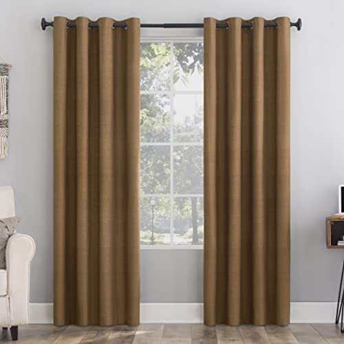 Sun Zero Columbia - Paquete de 2 Paneles de Cortinas térmicas de Ahorro de energía 100% Opacas, 127 x 160 cm, Color pacana Cover
