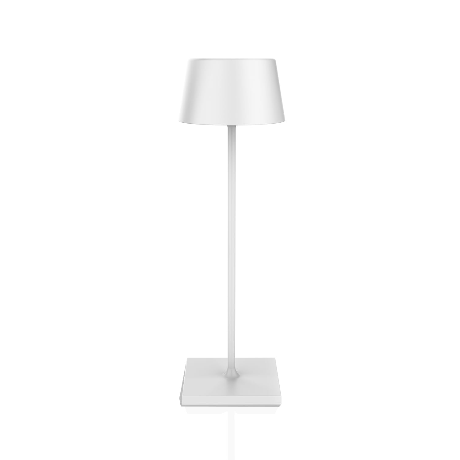 Palmina 842,lampade da tavolo senza fili,lampade da tavolo ricaricabili E Dimmerabile In Alluminio,abat jour senza fili 4400mah,Protezione IP54,luce da tavolo esterno/Interno/Bianco