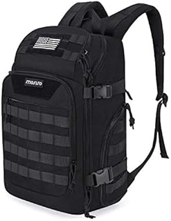 MOSISO 30L Tactical Backpack, Military Daypack 3 Day Assault Pack Rucksack Bag, Black