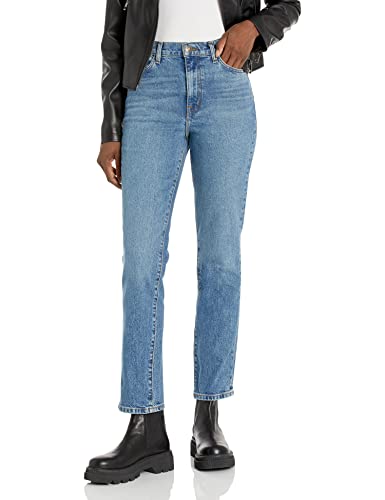 Current/Elliott Women's The Soulmate Slim Straight Jean – High Rise Pant, Lighthouse, 26
