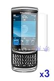 Blackberry Torch 9800 Crystal Clear Screen Protector 3 Pack