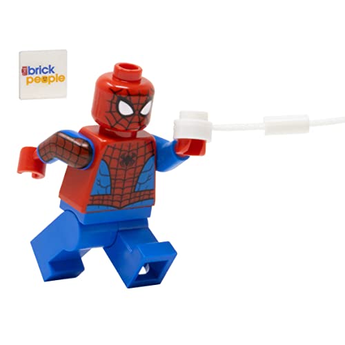 LEGO Superhelden: Spider-Man Minifigur mit Netz und bedruckten Armen