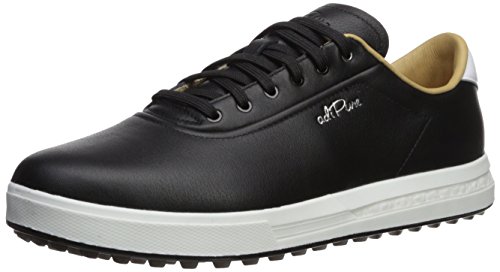 adidas Men's Adipure sp Golf Shoe, core Black/FTWR White/Silver met, 10.5 Medium US