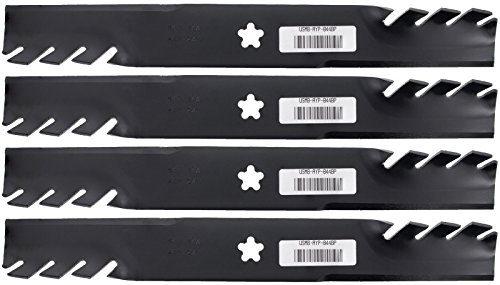 Amazon.com : USA Mower Blades (4 AYP844BP High-Lift Toothed Fits 