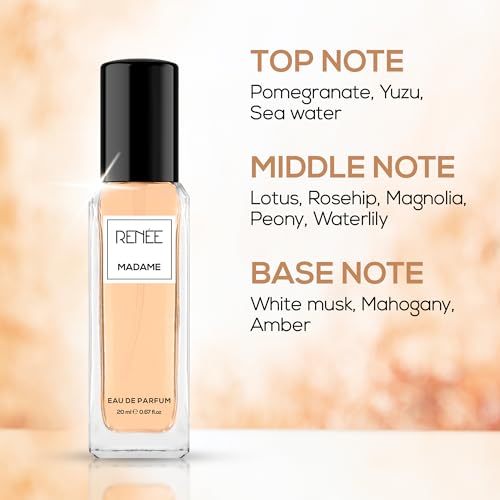 Image of RENEE Flirt & Madame Eau De Parfum Pack of 2-20 Ml Each Perfume - Premium Luxury Long-lasting Fragrance - Versatile Scent for All Occasions - Perfect Gifting Option