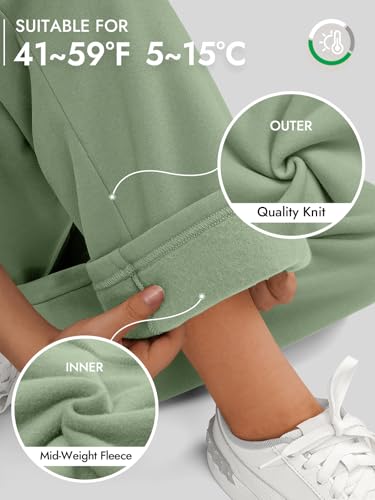 Best Sweatpants for Women Over 50: Comfort Meets Style in 2025 22 ATHMILE Women’s Fleece Lined Sweatpants Baggy Wide Straight Leg Pants Gym Sweat Pants Fall Winter Clothes Gray Green