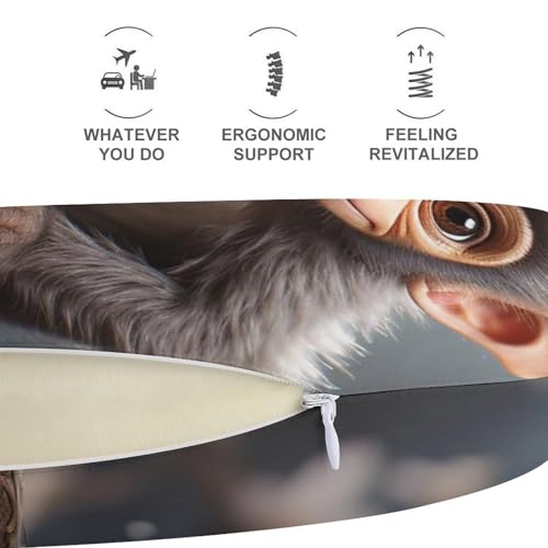 Almohada cuello espuma viscoelástica tamaño único miniatura 5