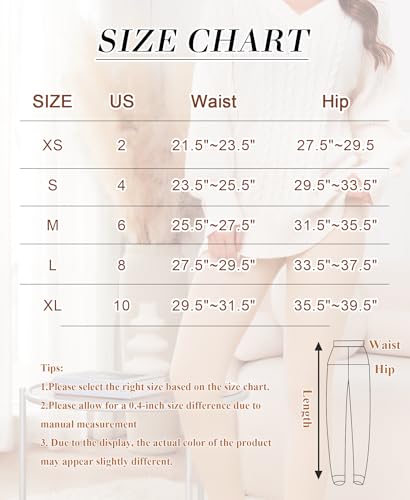 Image of QooNoo Fleece Lined Tights Women 200g Pantyhose Opaque Black Sheer Thermal Winter Warm Leggings Under Dress(Footed Nude,X-Small)
