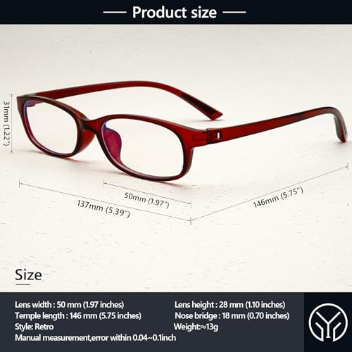 Image of Trendy Rectangular Glasses for Women Men Narrow Square Blue Light Blocking Fake Eyewear Y2K Cosplay Glasses