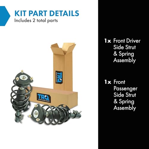 Image of TRQ Front Driver and Passenger Side Strut and Spring Assembly Set | For 13-16 Mazda CX-5