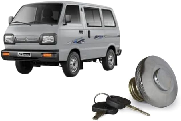 KSHEERI Van Petrol Tank Lock | Maruti Omni Ven Petrol Tank Lock Cap | Spring cap with 2 key.