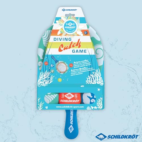 SchildkröT Scuba Diving Catch Set In Neoprene, Rete E 5 Pesi Subacquei Con Diversi Colori E Pesi, Favorisce La Velocità Di Reazione Subacquea, Divertimento Per Bambini, 970298 - 6