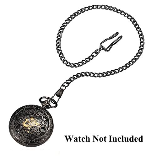 Cadena de reloj de bolsillo antigua para evitar caídas del reloj 3