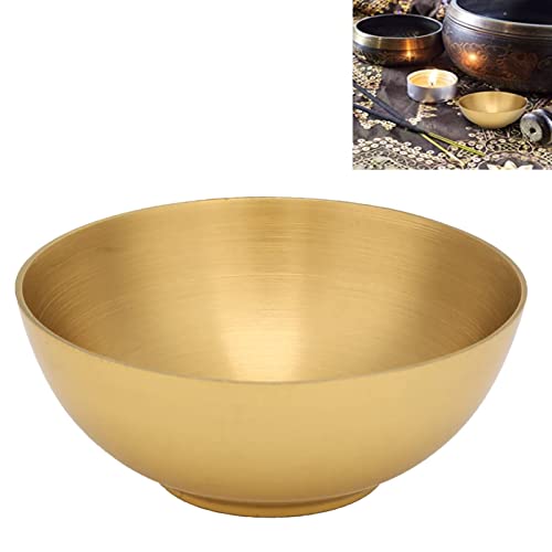 Pssopp Tibetan Buddhist Water Offering Bowls Hand Carved Tibetan Buddhist Offering Bowl Brass Holy Water Bowls Copper Brass Yoga Meditation Altar Tibetan Buddhist Supplies Offering Bowls (Small Size)
