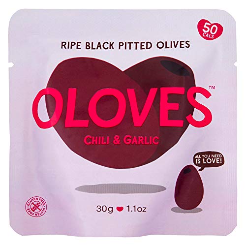 OLOVES Black Olive Chili & Garlic Single Serve, 1.1 OZ