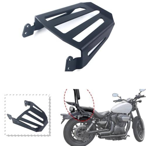 Porte-bagages de dossier arrière noir moto custom Bolt XVS950 2014-2017