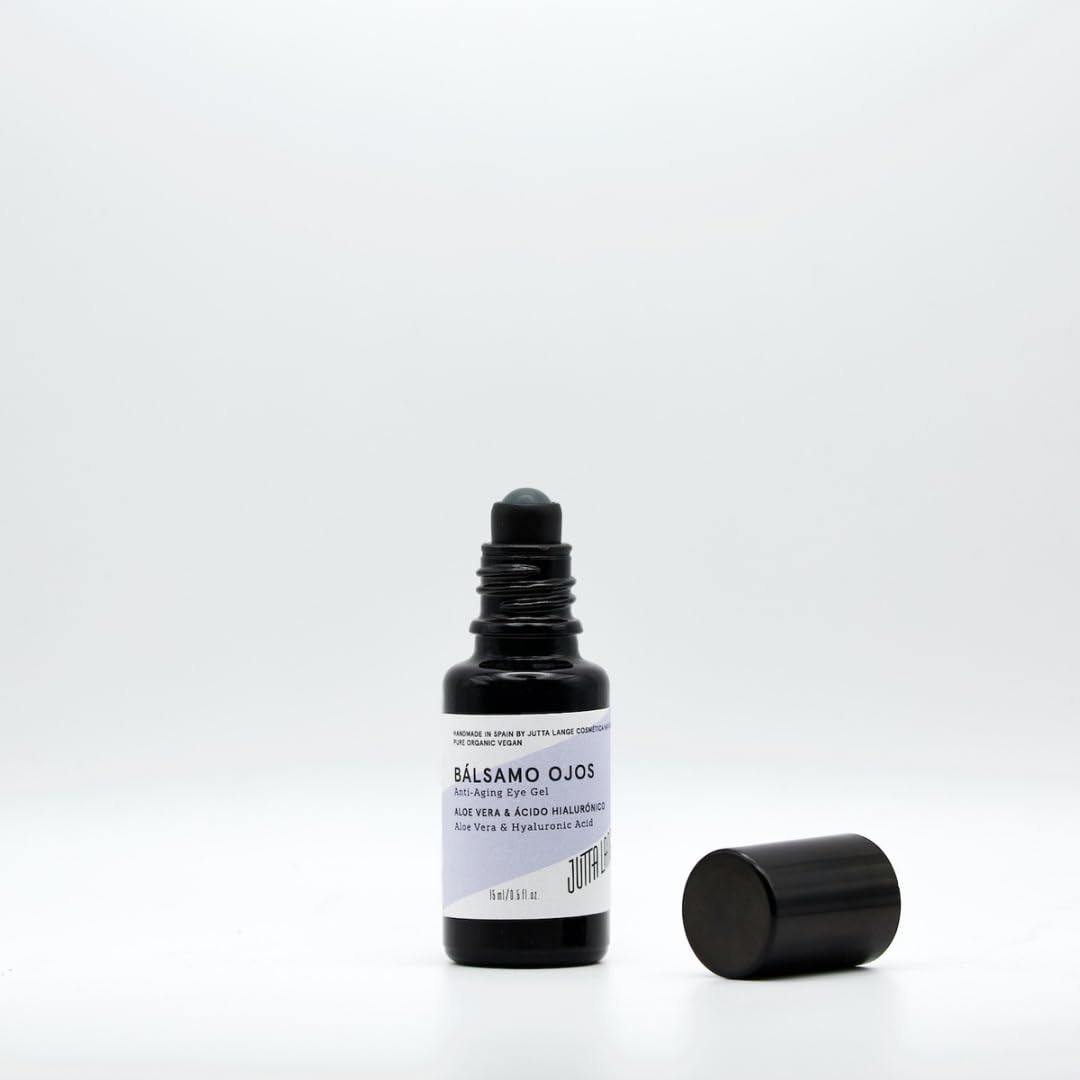 Bálsamo Ojos | Anti-Aging Eye Gel | Aloe Vera & Ácido Hialurónico | BIO | NATURAL | VEGANO | sin parabenos | sin siliconas | sin fragancias | Bio-Active | Unisex | 15ml