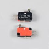 V-155-1C25 Limit Switch 15A 250VAC SPDT Short Roller Lever Micro Switch Snap Action Limit Switch for Home Appliance/Industrial Equipment