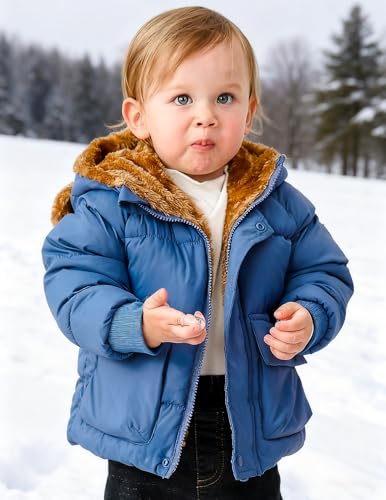 Image of BFUSTYLE Baby Coat 6M-5T Winter Clothes Toddler Boy Girl Jacket with Hood