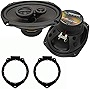Compatible with Buick Lucerne 2006-2011 Rear Deck Factory Replacement Harmony HA-R69 Speakers New