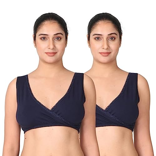 Morph Maternity | Breastfeeding Bras for Women | Bra for Mother | Baby Safe Bra with No Hooks Or Clips | Slip On Style Feeding Bra | Pull Over Cup | Pack of 2 Morph Maternity | Breastfeeding Bras for Women | Bra for Mother | Baby Safe Bra with No Hooks Or Clips | Slip On Style Feeding Bra | Pull Over Cup | Pack of 2