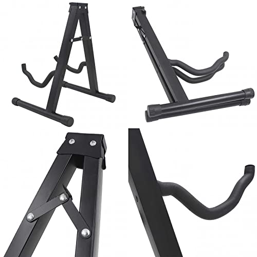 VEDUSA Support de Guitare Sol Universel pour Guitares acoustiques et électriques – Stand Portable de Guitare pour… - Les Beatles, Paul McCartney, John Lennon, RIngo Starr, George Harrison VEDUSA Support de Guitare Sol Universel pour Guitares acoustiques et électriques - Stand Portable de Guitare pour… – Image 4