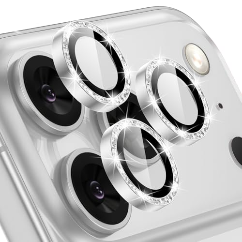 Tensea Camera Lens Protector Compatible for iPhone 17 Pro Max/17 Pro, Metal Aluminum Alloy Tempered Glass Cover Camera Screen Protector Accessories, Case Friendly
