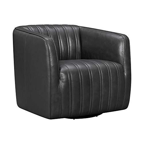 Sillón Giratorio Piel Pardo miniatura 3