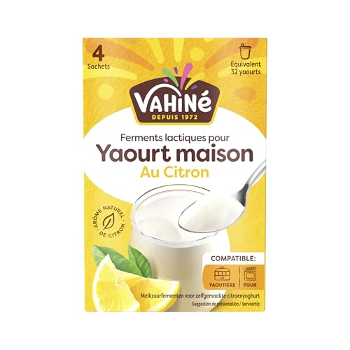 VAHINÉ - Ferments Citron pour Yaourts 4 x 5 g