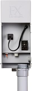 FX Luminaire 150 Watt Low Voltage Transformer, Outdoor Landscape Lighting Power Supply, Single 15V AC Output, Photocell Compatible, UL1838 UL379 Certified, EX150SS