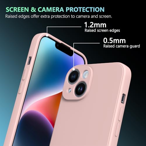 Image of for iPhone 14 Plus Case Pink, Scratch Resistant with Soft Touch, Slim Thin Phone Cover for iPhone 14 Plus 6.7 inch