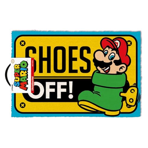 Super Mario Paillasson 40 x 60 cm - Shoes Off Colour