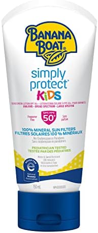 Banana Boat Simply Protect Kids Sunscreen Lotion, SPF 50+