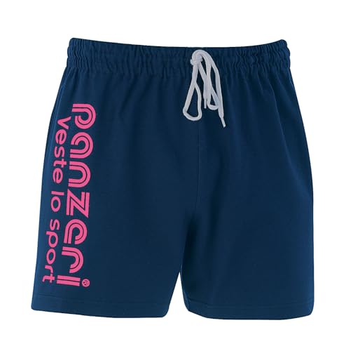 panzeri Short Uni A - Bleu Marine/Fuchsia
