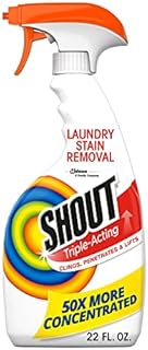 Shout Triple-Acting, Laundry Stain Remover, 22 Ounce