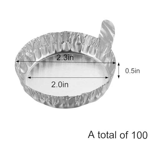 aluminum weigh boats aluminum foil weighing dish plate trays middle 100 pieces