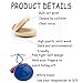 12 Pcs Musical Castanets Instrument, Clap Board Music Educational，Classroom DIY Wooden Percussion Instrument Finger Castanets(Blue and Red)